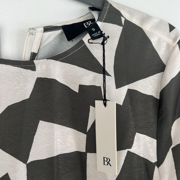 Banana Republic green and White A-Line Midi Dress - Picture 2 of 3